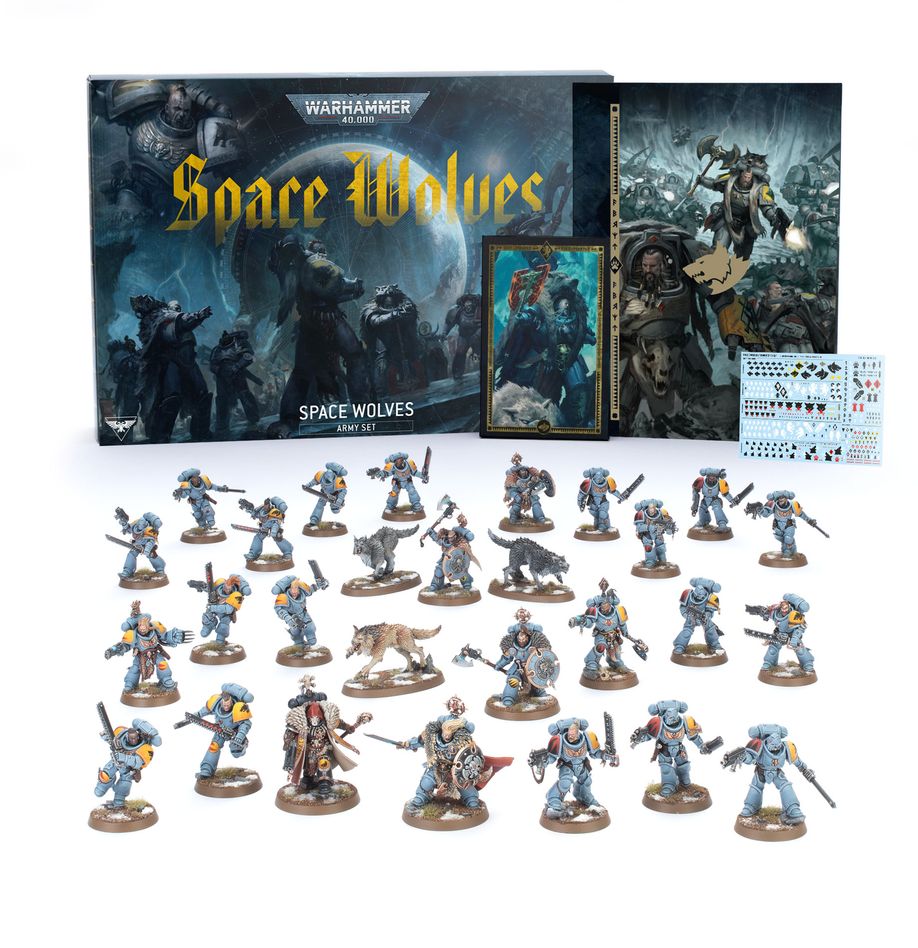 WARHAMMER 40K: SPACE WOLVES ARMY SET (ENGLISH)