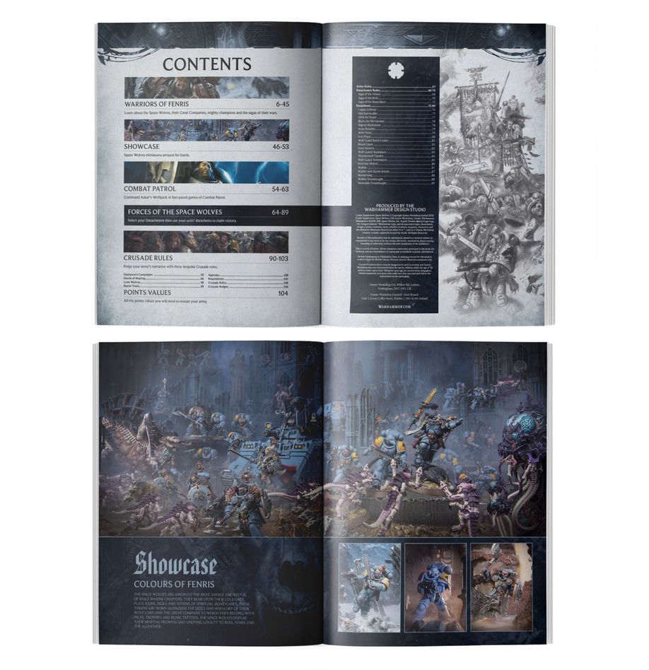 WARHAMMER 40K: SPACE WOLVES ARMY SET (ENGLISH)
