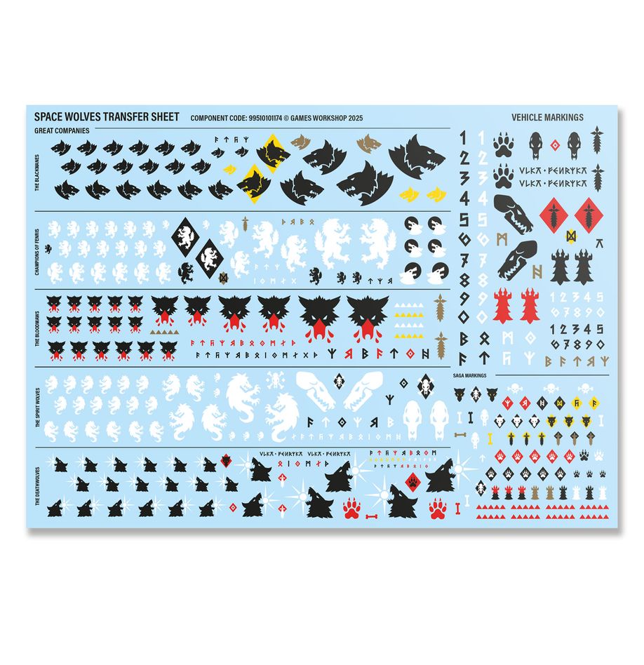WARHAMMER 40K: SPACE WOLVES ARMY SET (ENGLISH)