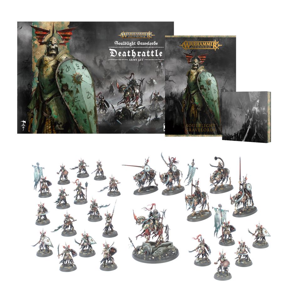 WARHAMMER AGE OF SIGMAR: SOULBLIGHT GRAVELORDS DEATHRATTLE ARMY SET (ENG)