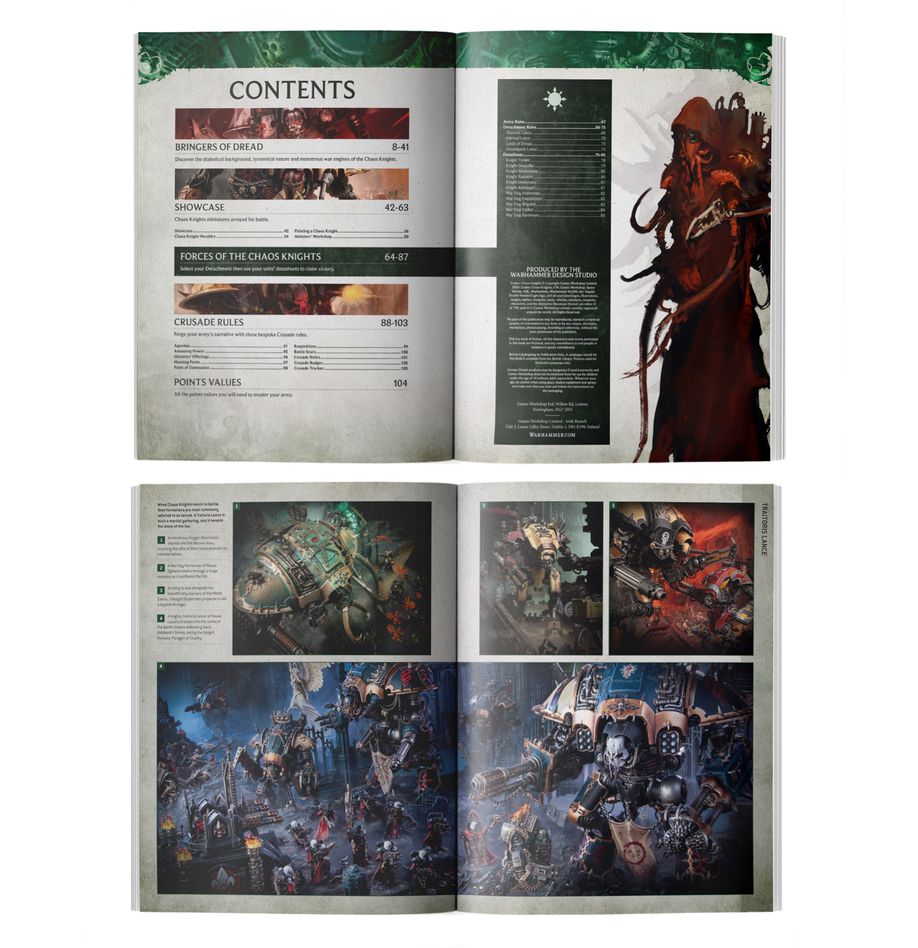 WARHAMMER 40K: CODEX CHAOS KNIGHTS (ENG)