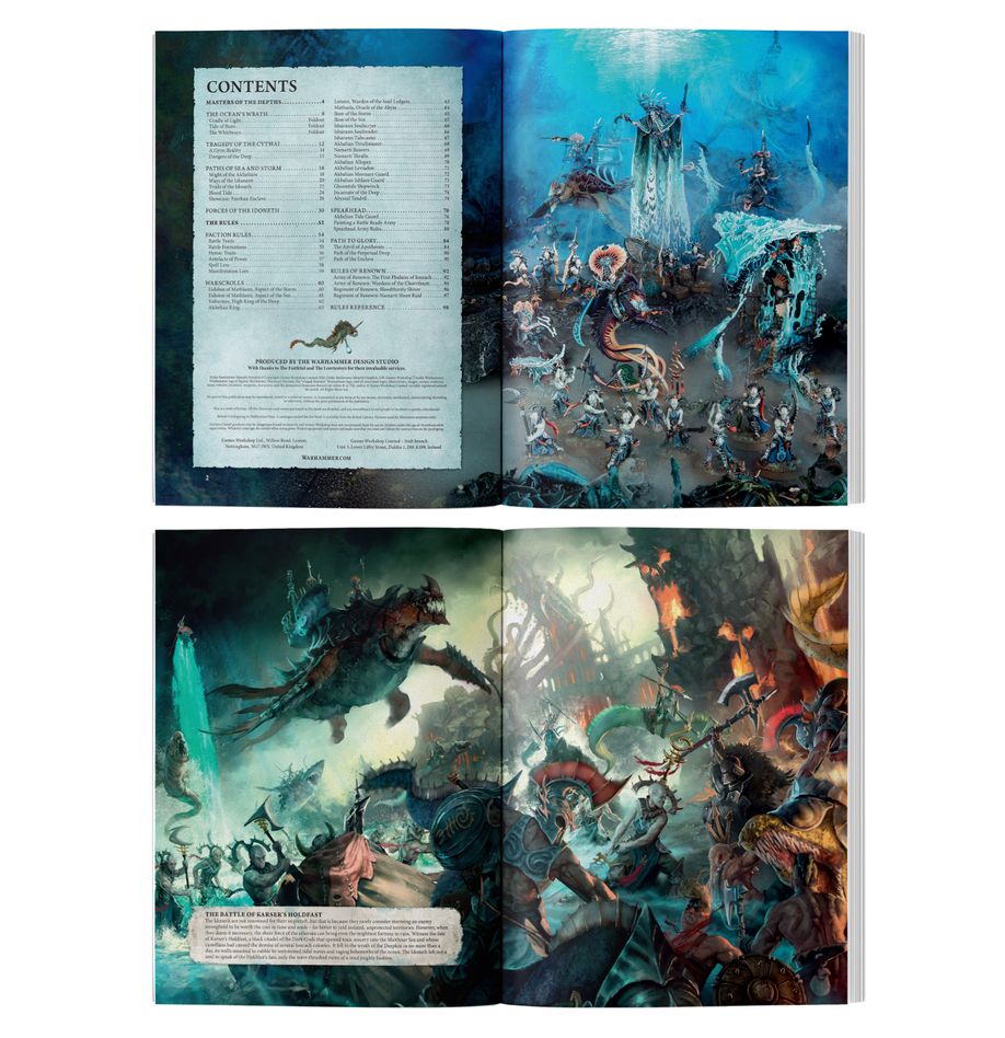 WARHAMMER AGE OF SIGMAR: BATTLETOME IDONETH DEEPKIN (ENGLISH)