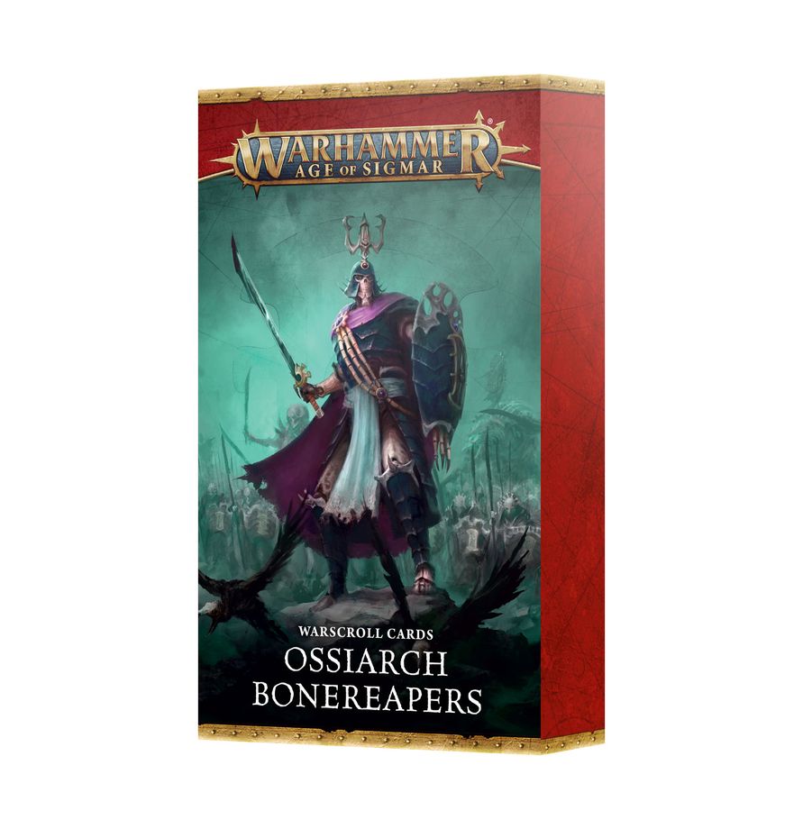 WARHAMMER AGE OF SIGMAR: WARSCROLL CARDS OSSIARCH BONEREAPERS