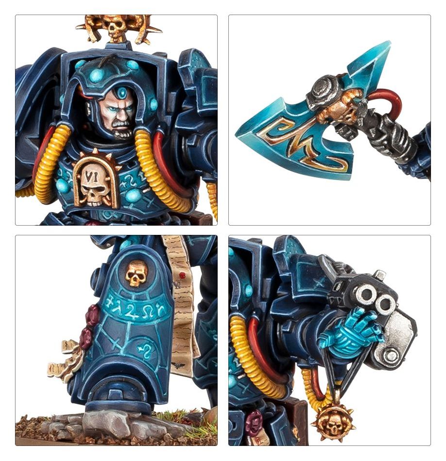 WARHAMMER 40K: SPACE MARINE LIBRARIAN IN TERMINATOR ARMOUR