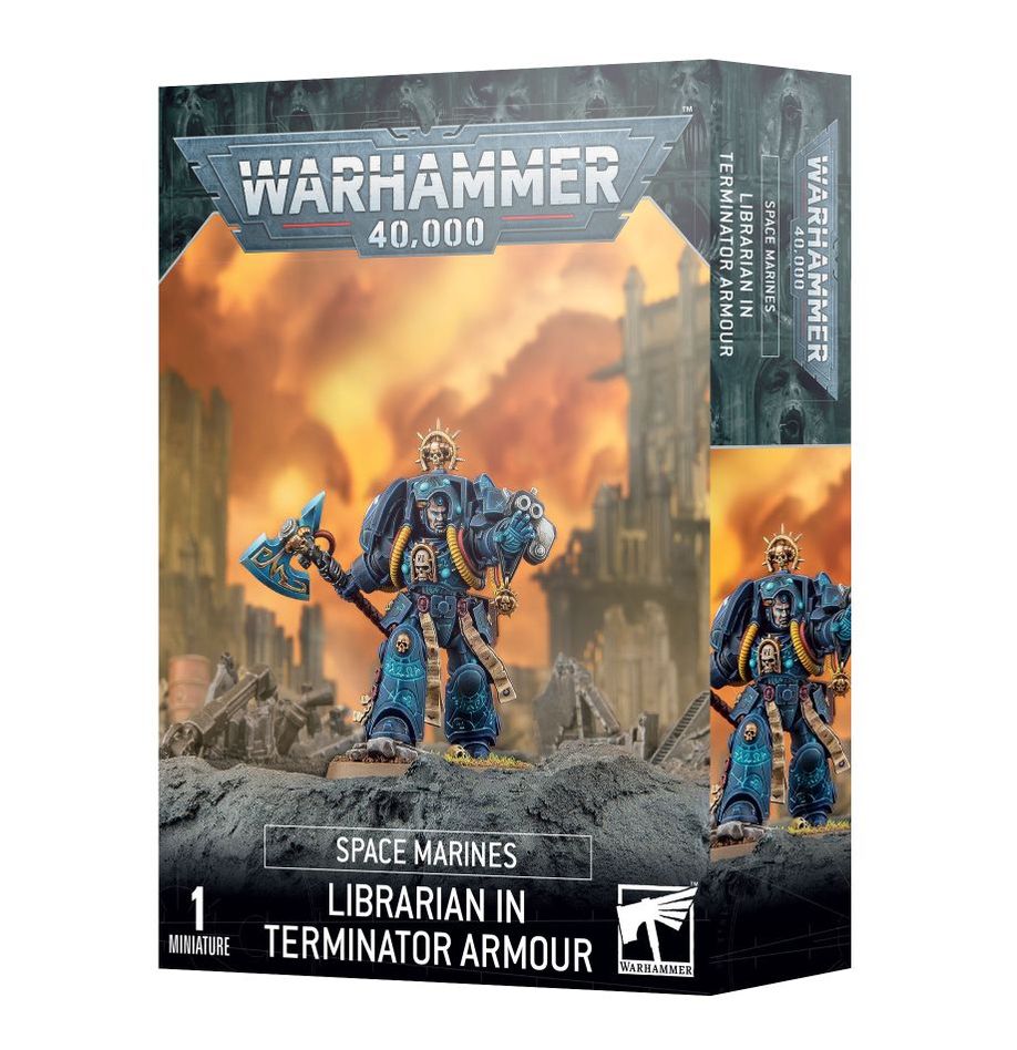 WARHAMMER 40K: SPACE MARINE LIBRARIAN IN TERMINATOR ARMOUR