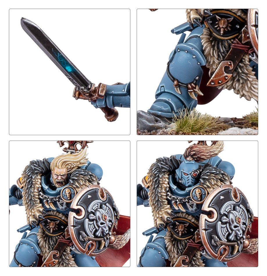 WARHAMMER 40K: SPACE WOLVES WOLF GUARD BATTLE LEADER