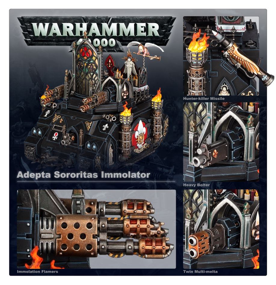 WARHAMMER 40K: ADEPTA SORORITAS IMMOLATOR
