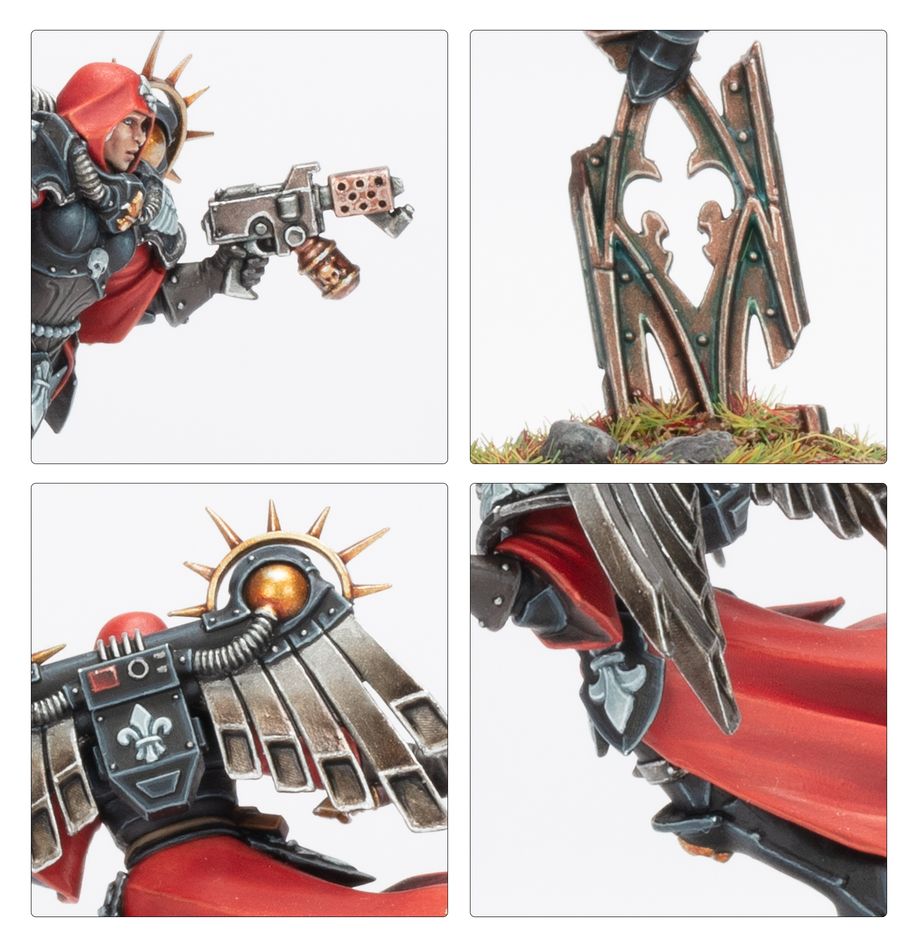 WARHAMMER 40K: ADEPTA SORORITAS CANONESS WITH JUMP PACK