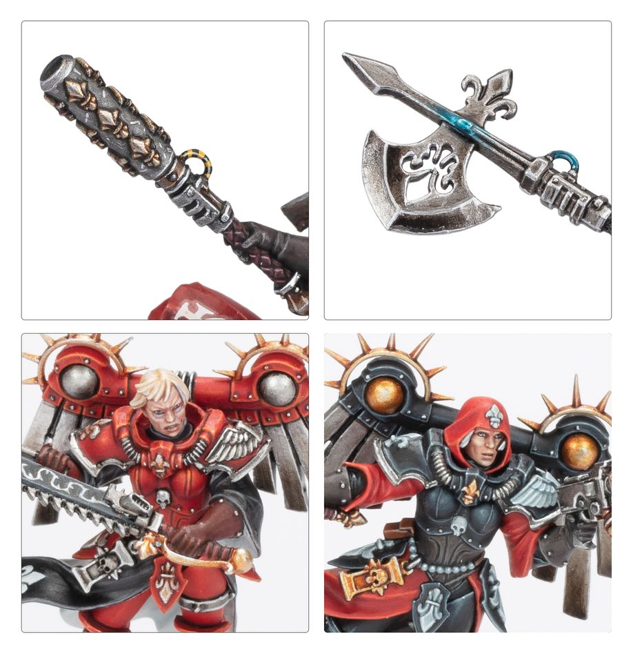 WARHAMMER 40K: ADEPTA SORORITAS CANONESS WITH JUMP PACK