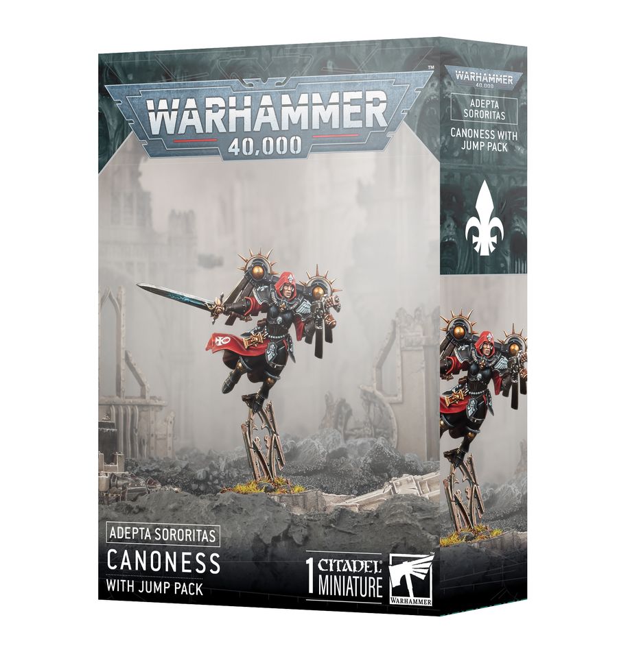 WARHAMMER 40K: ADEPTA SORORITAS CANONESS WITH JUMP PACK
