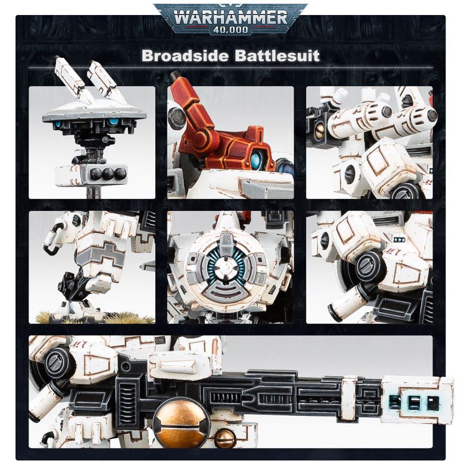 WARHAMMER 40K: T'AU EMPIRE BROADSIDE BATTLESUIT