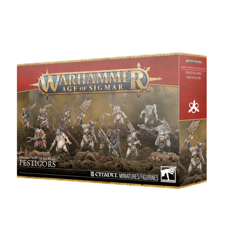 WARHAMMER AGE OF SIGMAR: MAGGOTKIN OF NURGLE PESTIGORS