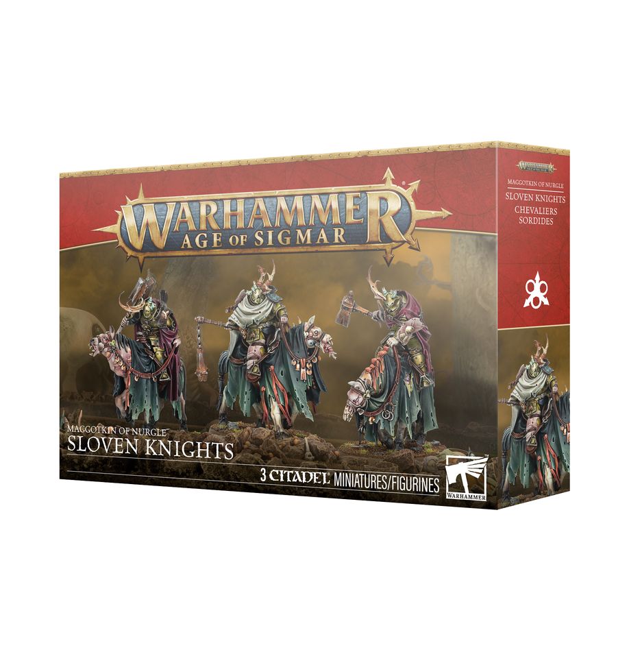 WARHAMMER AGE OF SIGMAR: MAGGOTKIN OF NURGLE SLOVEN KNIGHTS