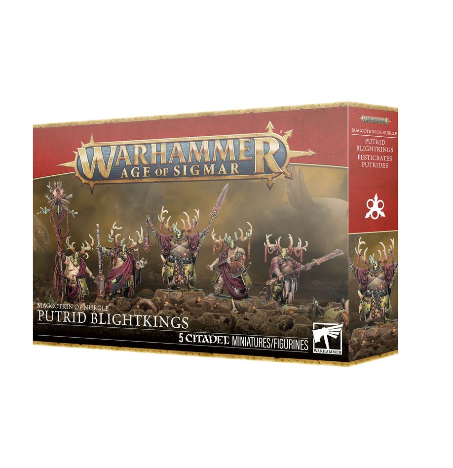 WARHAMMER AGE OF SIGMAR: MAGGOTKIN OF NURGLE PUTRID BLIGHTKINGS
