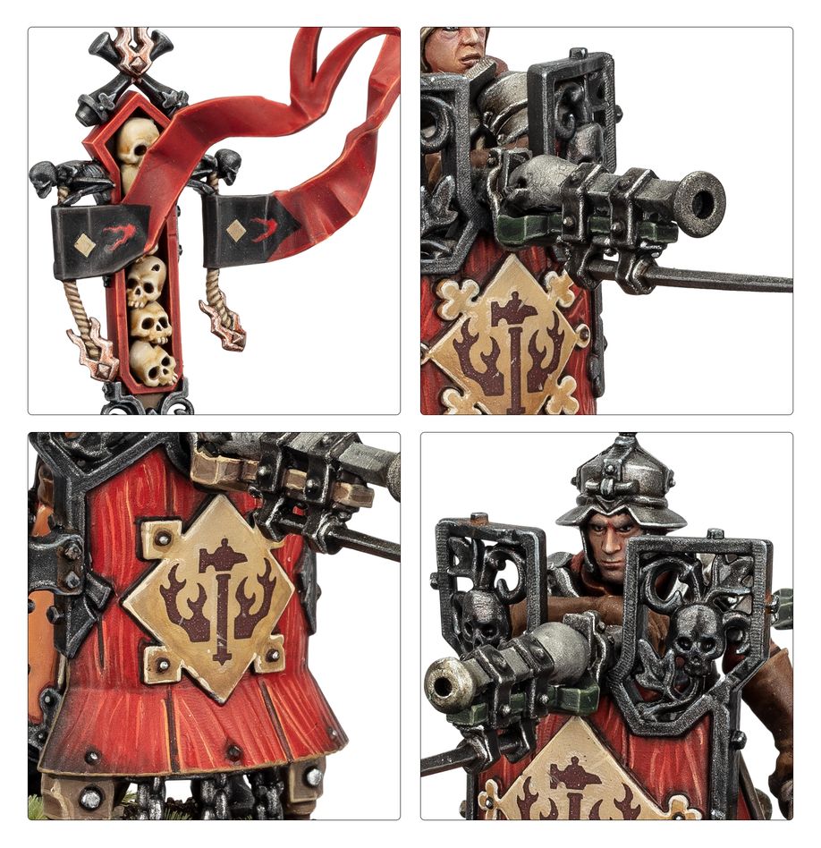 WARHAMMER AGE OF SIGMAR: SPEARHEAD CITIES OF SIGMAR FUSIL-PLATOON