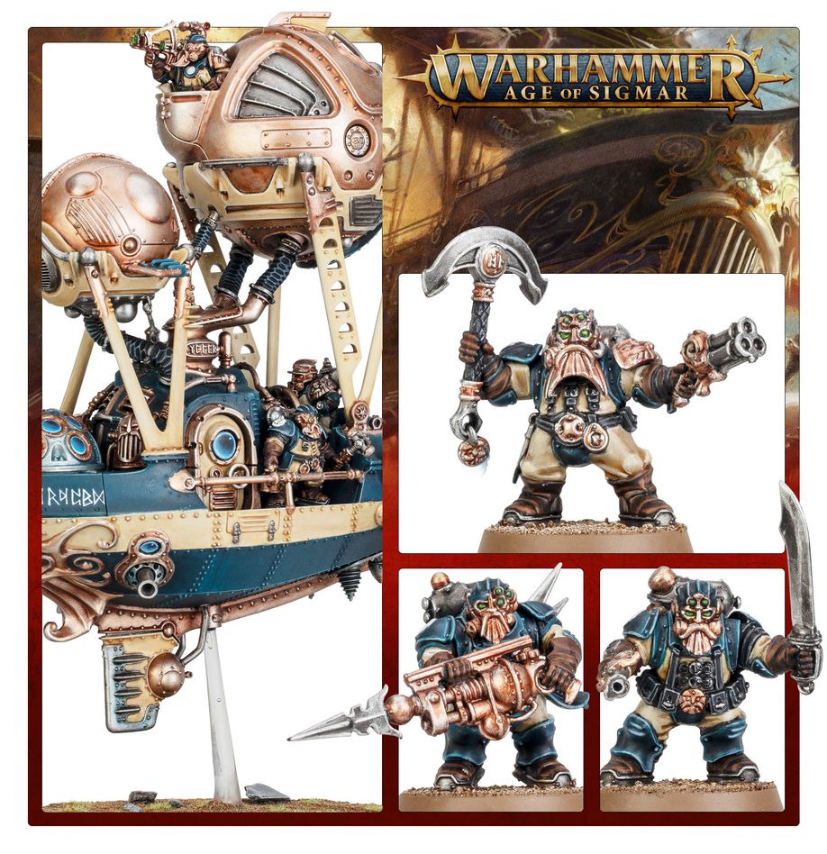 WARHAMMER AGE OF SIGMAR: REGIMENTS OF RENOWN KHARADRON OVERLORDS DREKKI'S PRIVATEERS