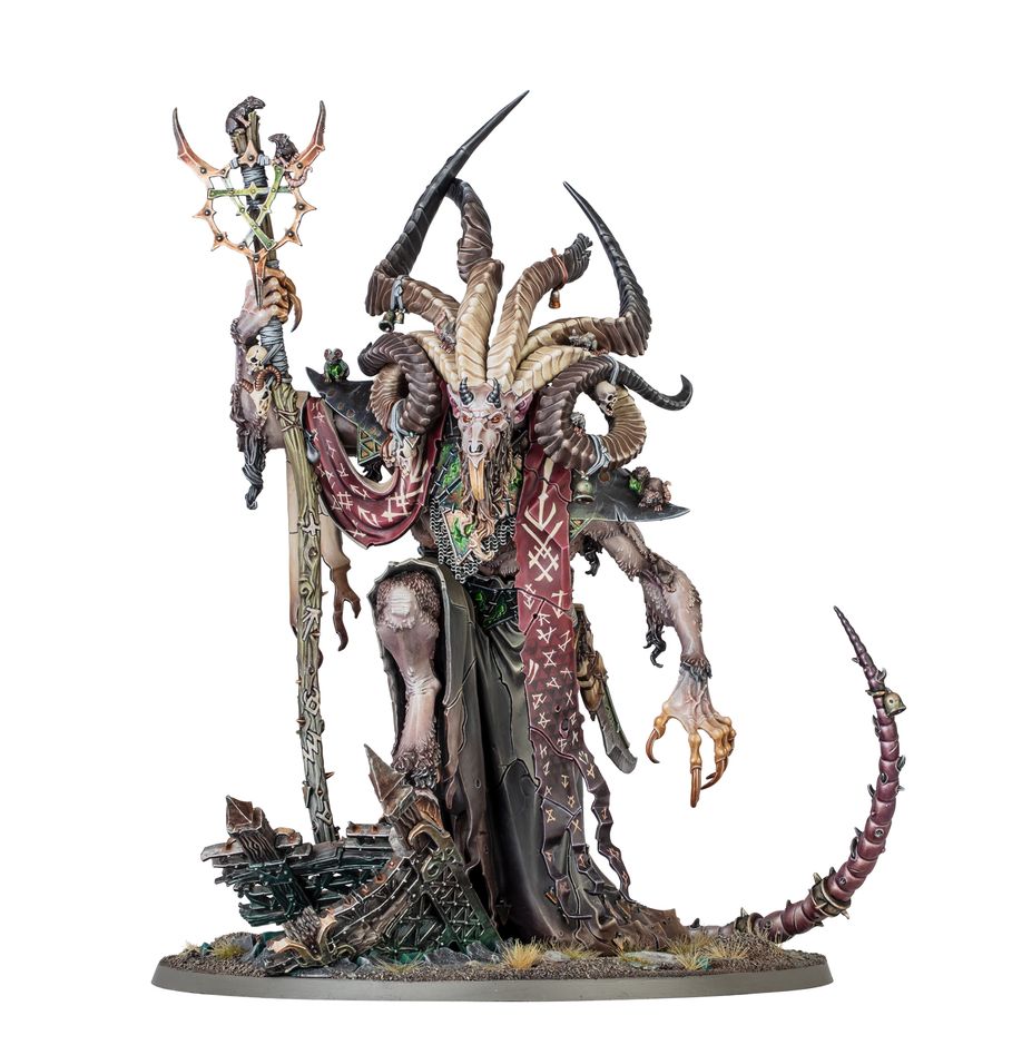 WARHAMMER AGE OF SIGMAR: SKAVEN VIZZIK SKOUR PROPHET OF THE HORNED RAT