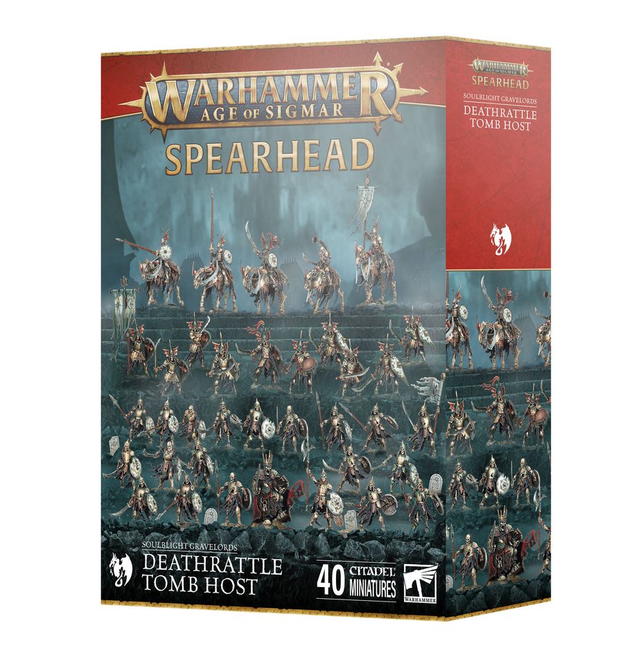 WARHAMMER AGE OF SIGMAR: SPEARHEAD SOULBLIGHT GRAVELORDS DEATHRATTLE TOMB HOST