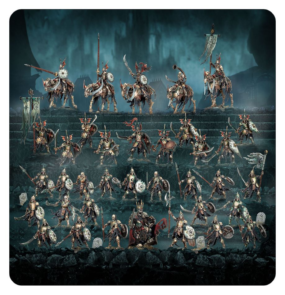 WARHAMMER AGE OF SIGMAR: SPEARHEAD SOULBLIGHT GRAVELORDS DEATHRATTLE TOMB HOST