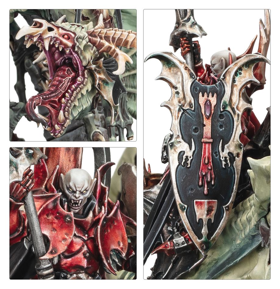 WARHAMMER AGE OF SIGMAR: SOULBLIGHT GRAVELORDS PRINCE VHORDRAI LORD OF THE CRIMSON KEEP