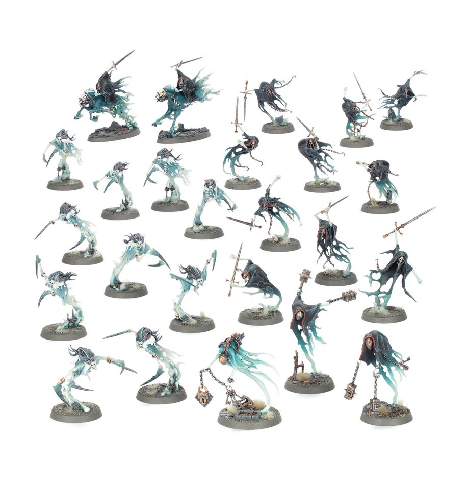 WARHAMMER AGE OF SIGMAR: SPEARHEAD NIGHTHAUNT CURSED SHACKLEHORDE
