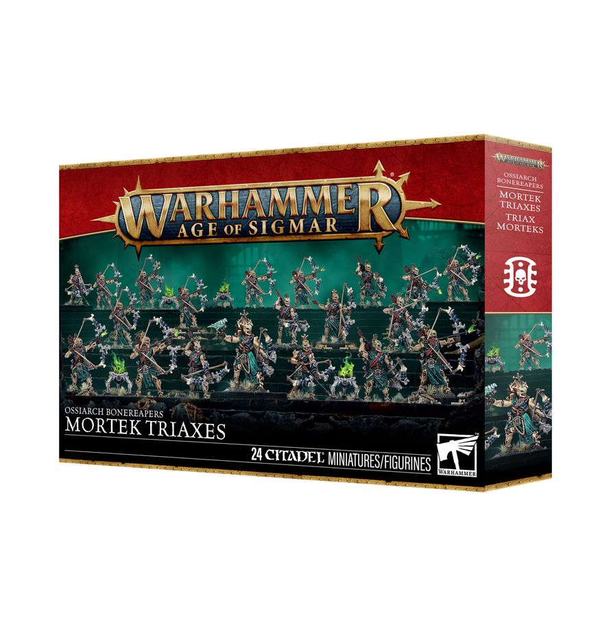WARHAMMER AGE OF SIGMAR: OSSIARCH BONEREAPERS MORTEK TRIAXES
