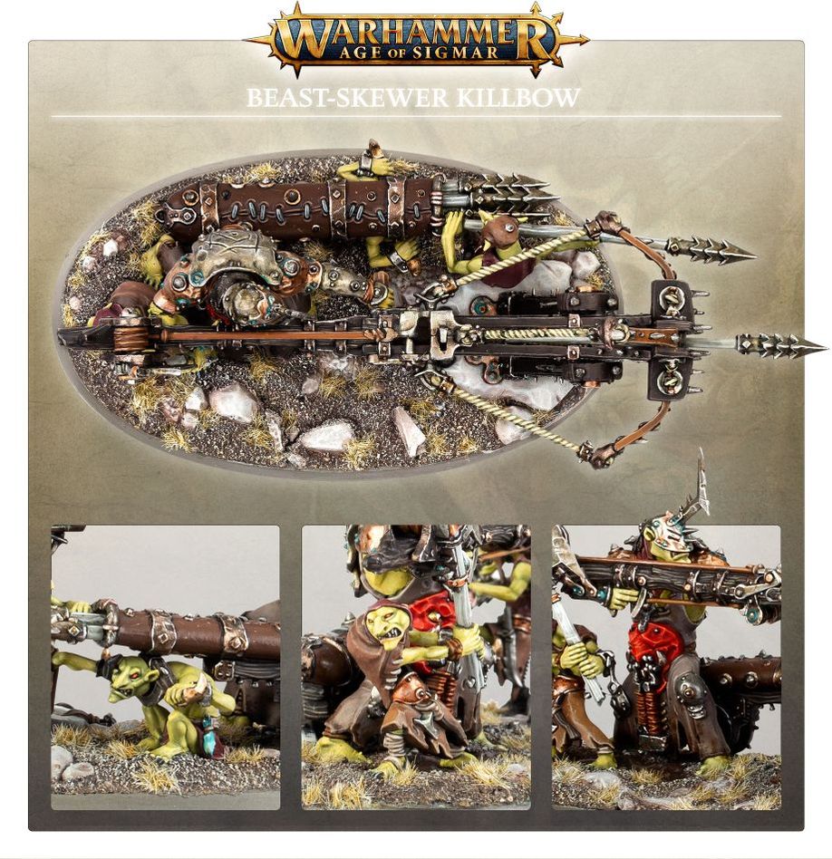 WARHAMMER AGE OF SIGMAR: ORRUK WARCLANS BEAST-SKEWER KILLBOW