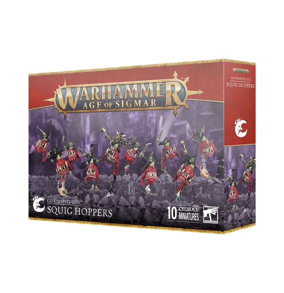 WARHAMMER AGE OF SIGMAR: GLOOMSPITE GITZ SQUIG HOPPERS