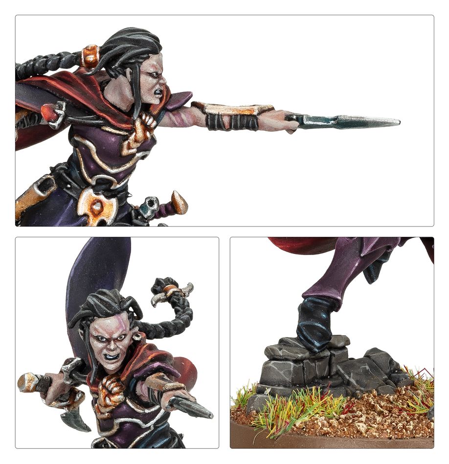 WARHAMMER AGE OF SIGMAR: DAUGHTERS OF KHAINE MALENETH WITCHBLADE
