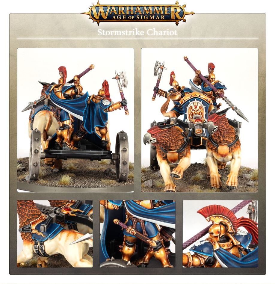 WARHAMMER AGE OF SIGMAR: STORMCAST ETERNALS STORMSTRIKE CHARIOT