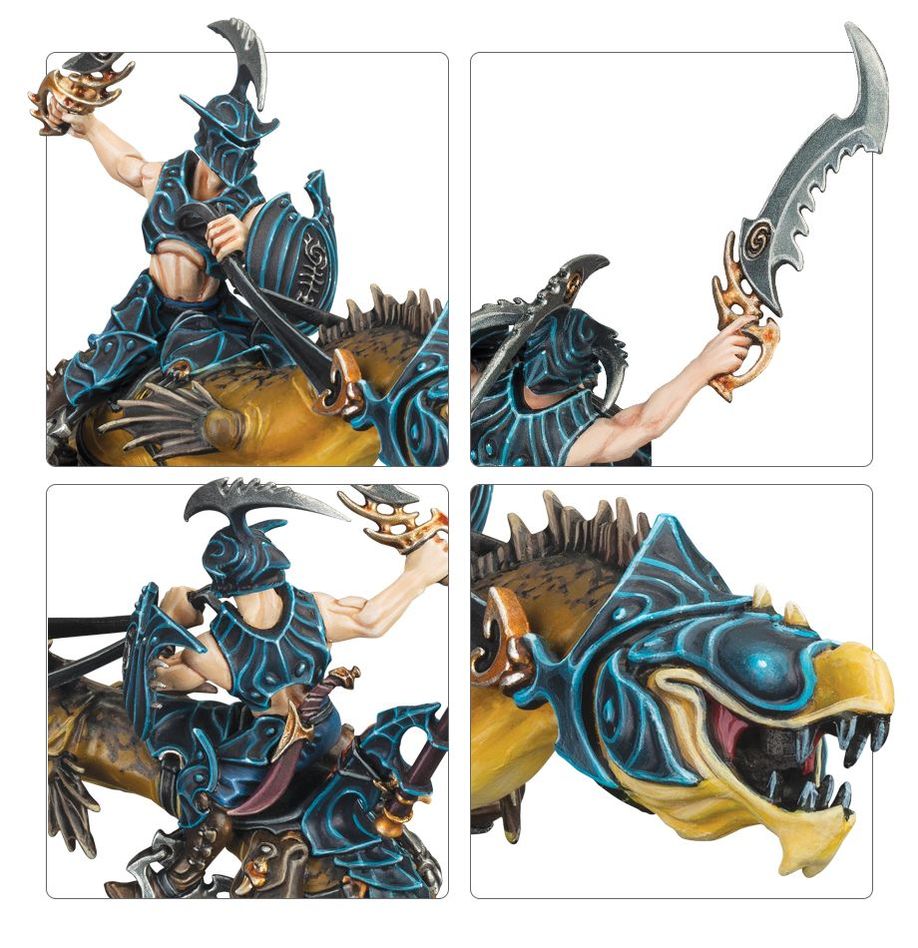 WARHAMMER AGE OF SIGMAR: SPEARHEAD IDONETH DEEPKIN AKHELIAN TIDE GUARD
