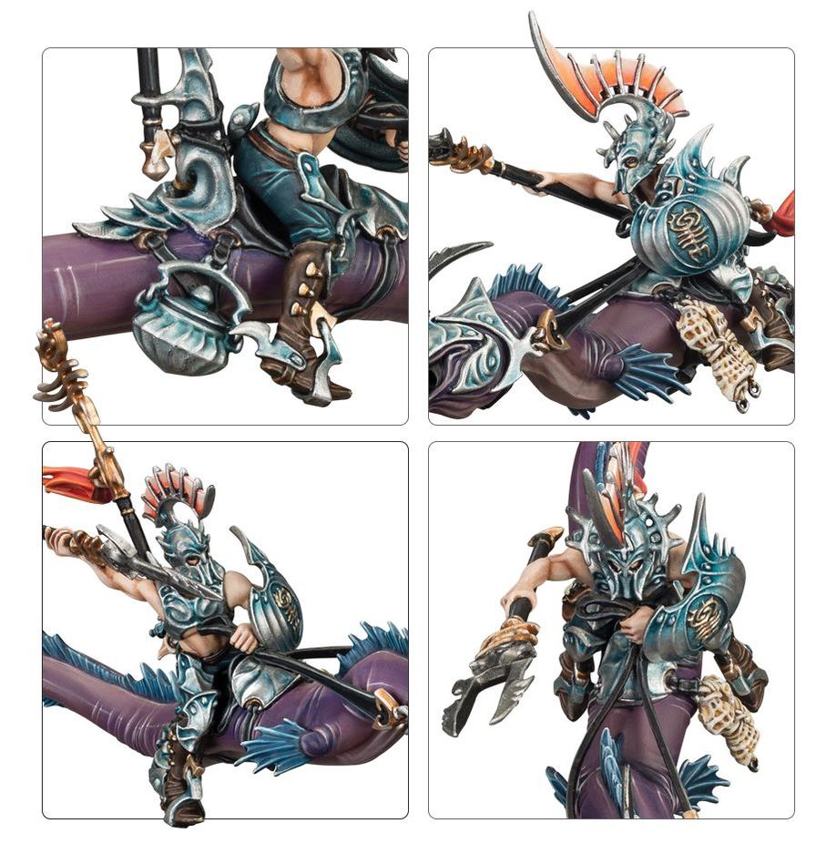WARHAMMER AGE OF SIGMAR: SPEARHEAD IDONETH DEEPKIN AKHELIAN TIDE GUARD
