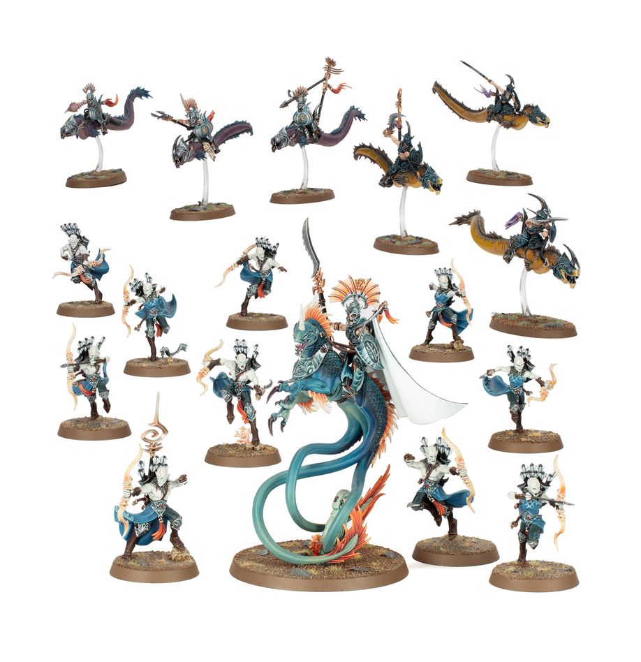 WARHAMMER AGE OF SIGMAR: SPEARHEAD IDONETH DEEPKIN AKHELIAN TIDE GUARD