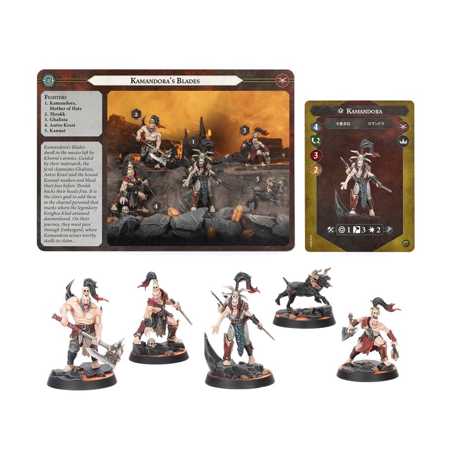 WARHAMMER AGE OF SIGMAR: UNDERWORLDS KAMANDORA'S BLADES