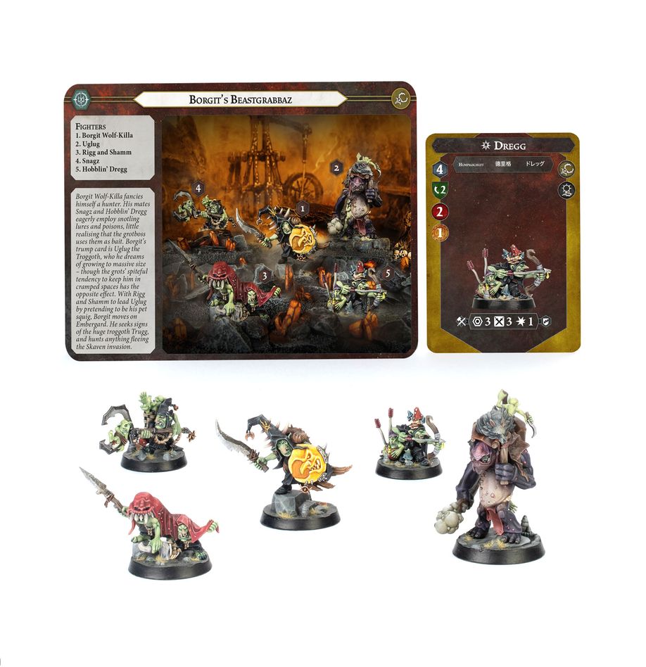 WARHAMMER AGE OF SIGMAR: UNDERWORLDS BORGIT'S BEASTGRABBAZ