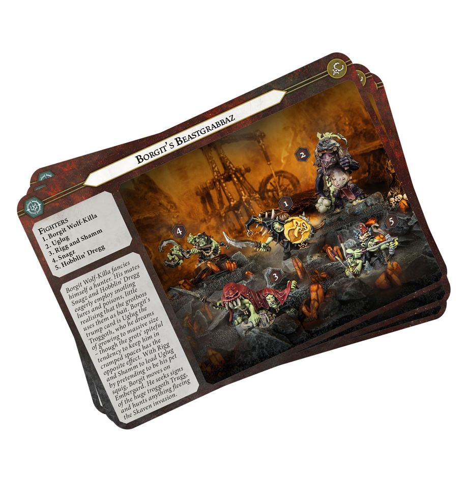 WARHAMMER AGE OF SIGMAR: UNDERWORLDS BORGIT'S BEASTGRABBAZ