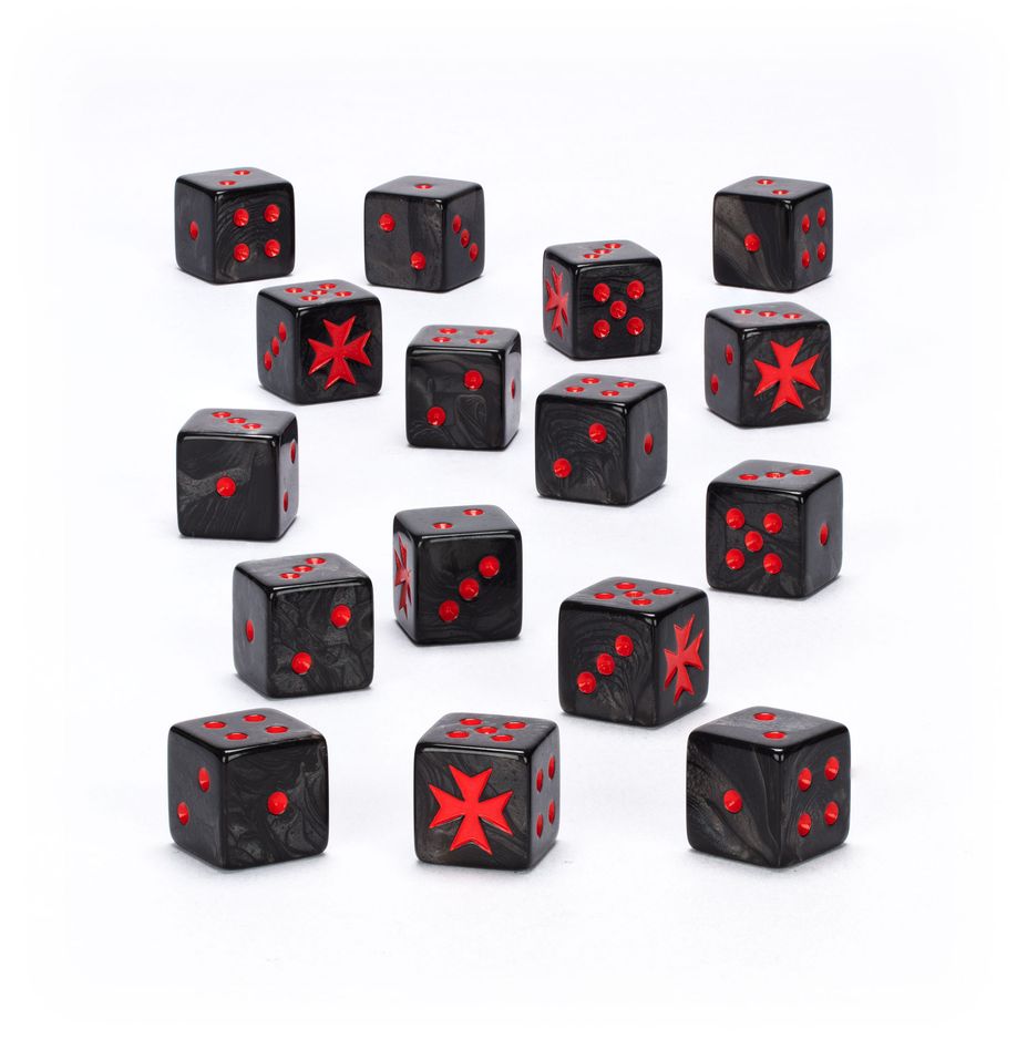 WARHAMMER 40K: BLACK TEMPLARS DICE