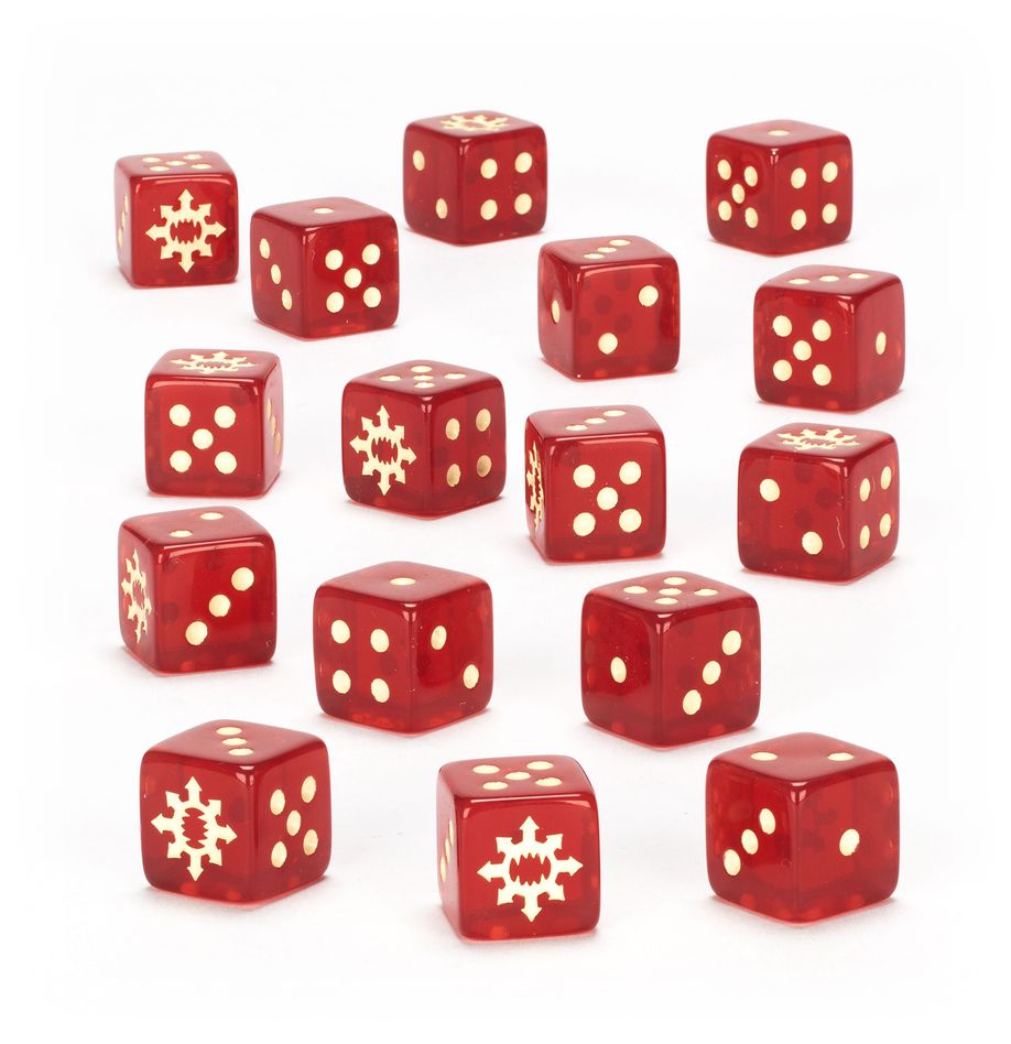 WARHAMMER 40K: WORLD EATERS DICE SET