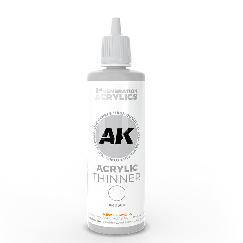 AK INTERACTIVE: 3RD GEN ACRYLICS THINNER 100ML