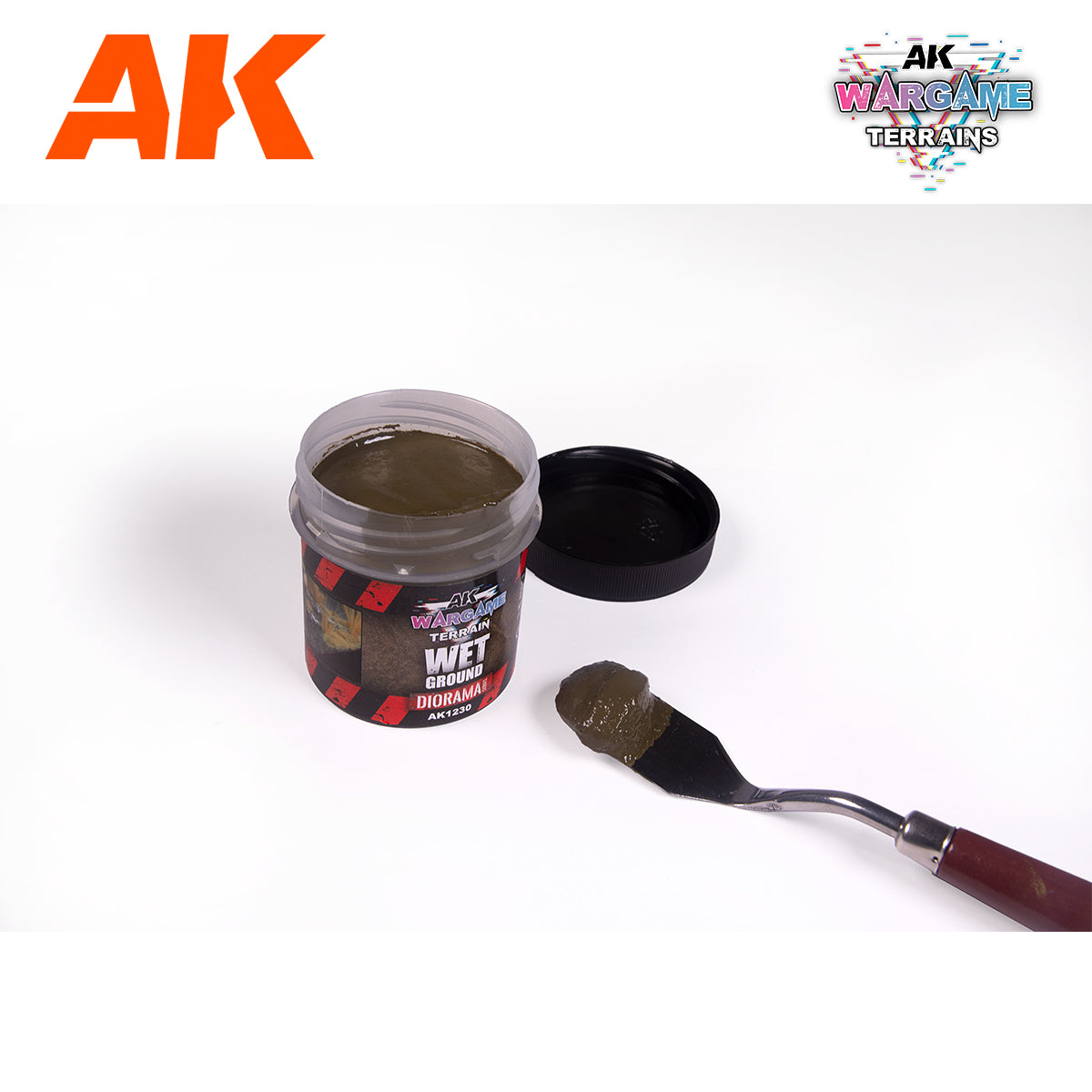 AK INTERACTIVE: WET GROUND – WARGAME TERRAINS – 100ML
