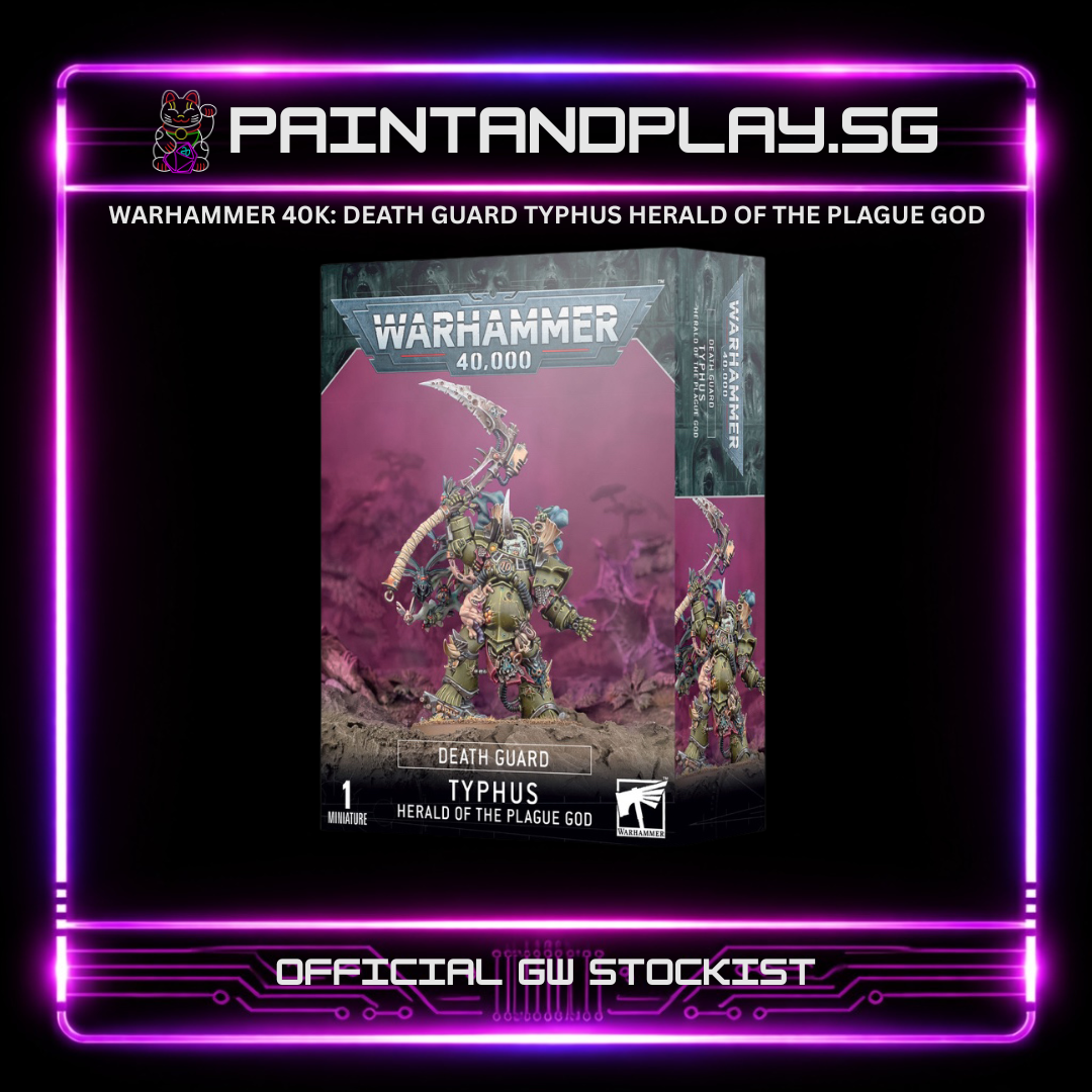 WARHAMMER 40K: DEATH GUARD ARMY SQUAD & HEROES HUB - MORTARION, TYPHUS & CRAWLER