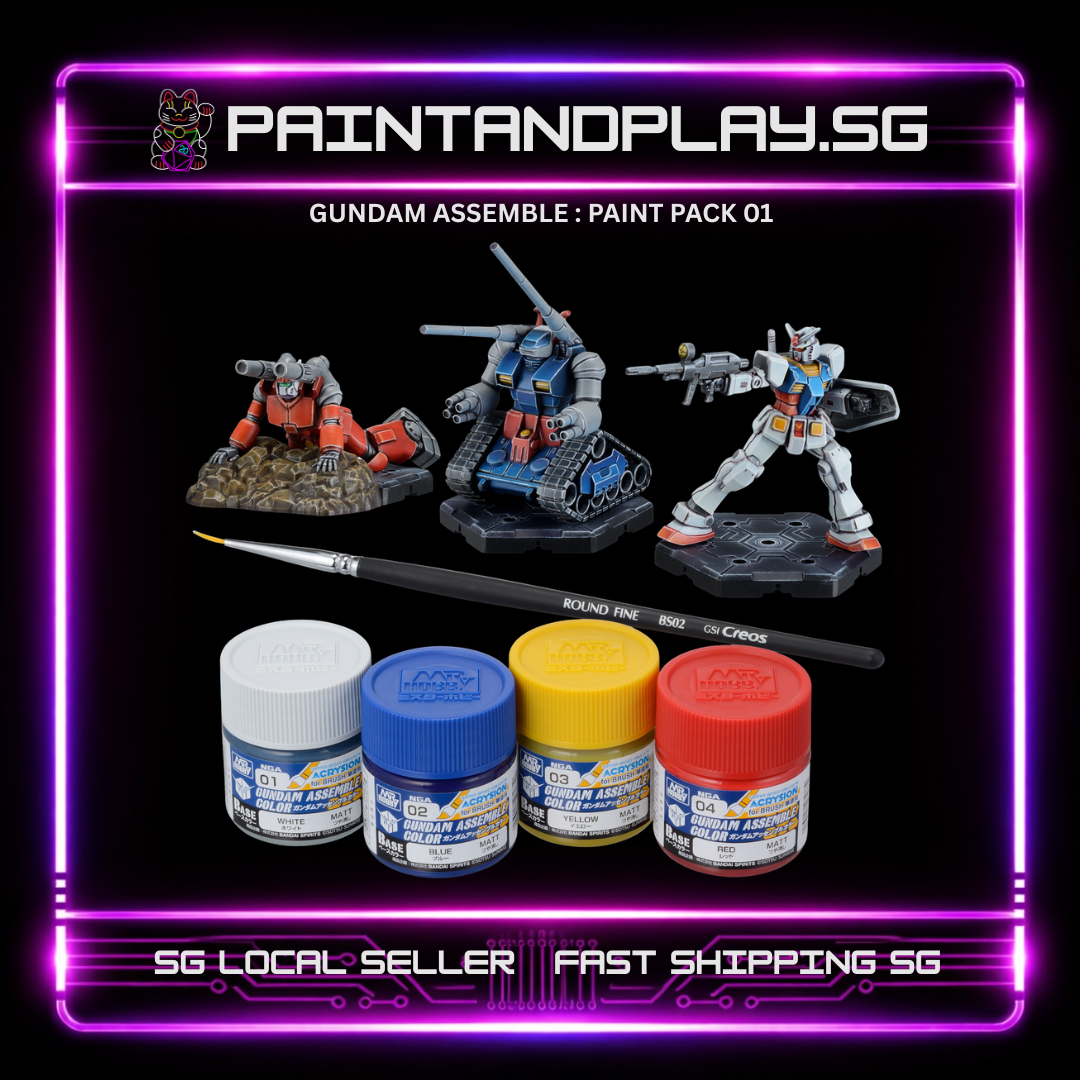 GUNDAM ASSEMBLE : PAINT PACK 01