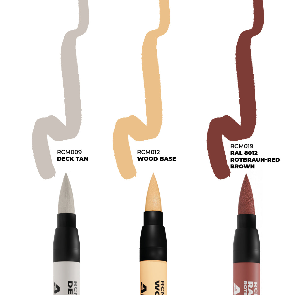 AK INTERACTIVE REAL COLORS MARKERS SHIPS AND DECKS SET