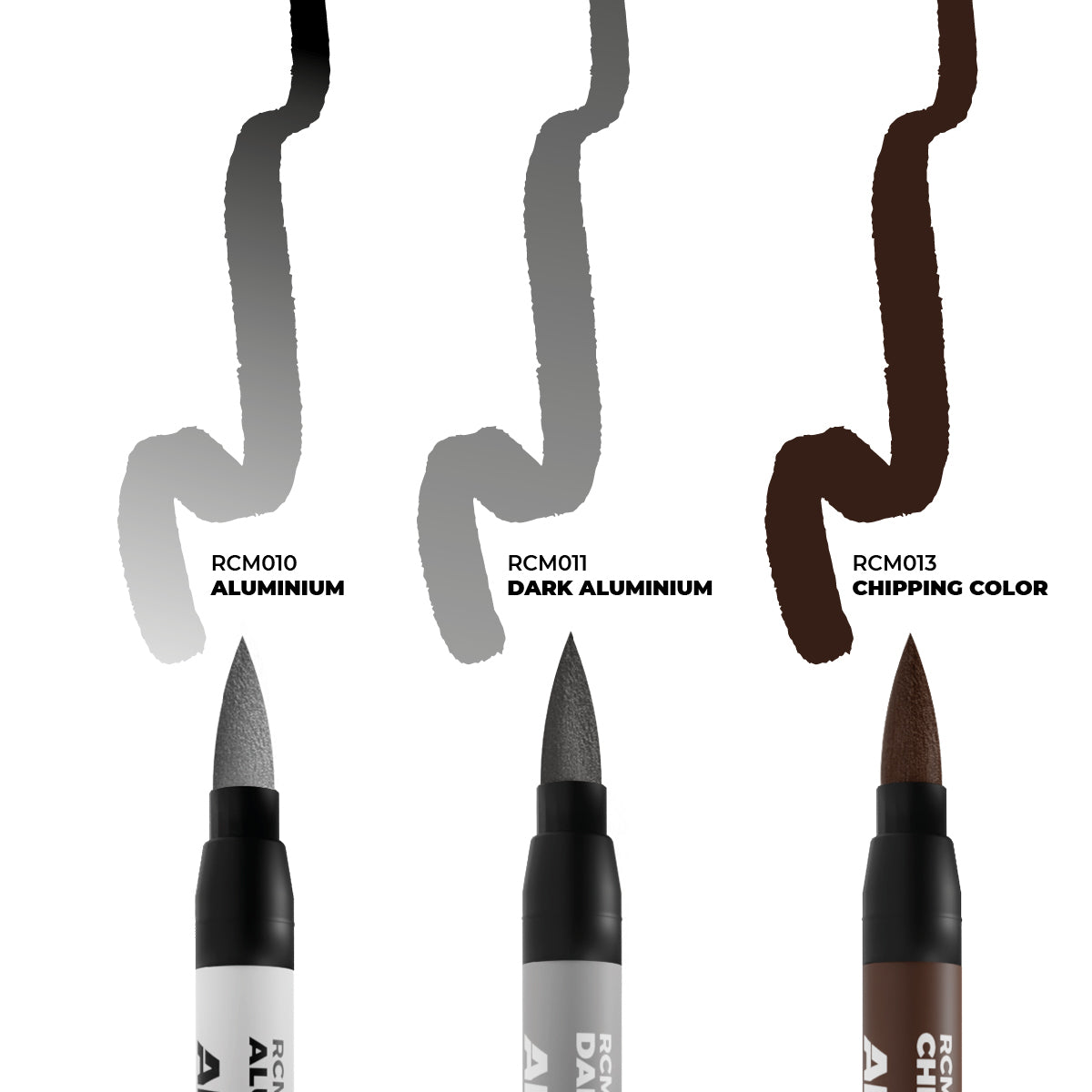 AK INTERACTIVE REAL COLORS MARKERS CHIPPING SET