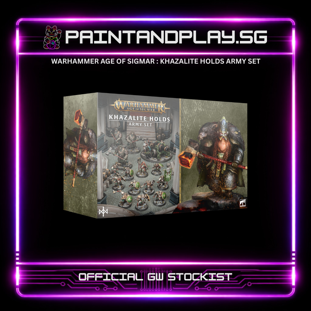 WARHAMMER AGE OF SIGMAR : KHAZALITE HOLDS ARMY SET