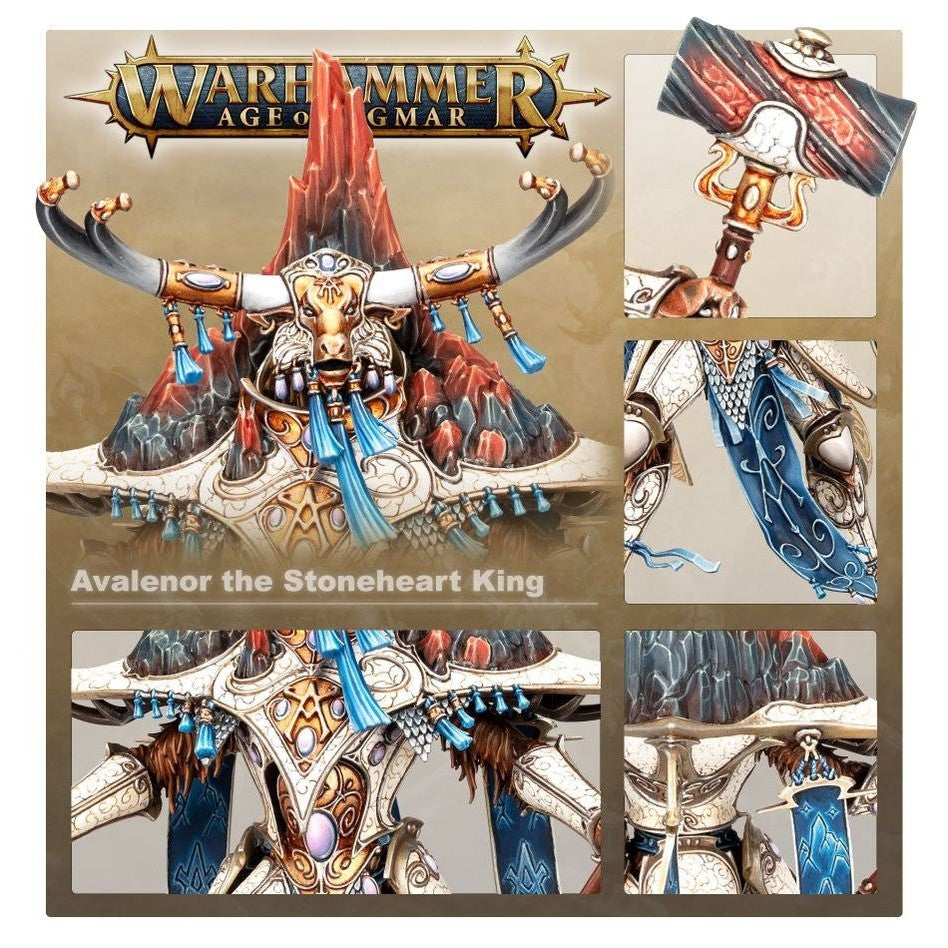 WARHAMMER AGE OF SIGMAR: LUMINETH REALM-LORDS AVALENOR THE STONEHEART KING