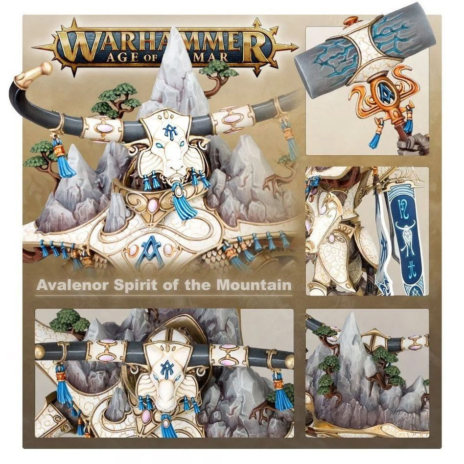 WARHAMMER AGE OF SIGMAR: LUMINETH REALM-LORDS AVALENOR THE STONEHEART KING