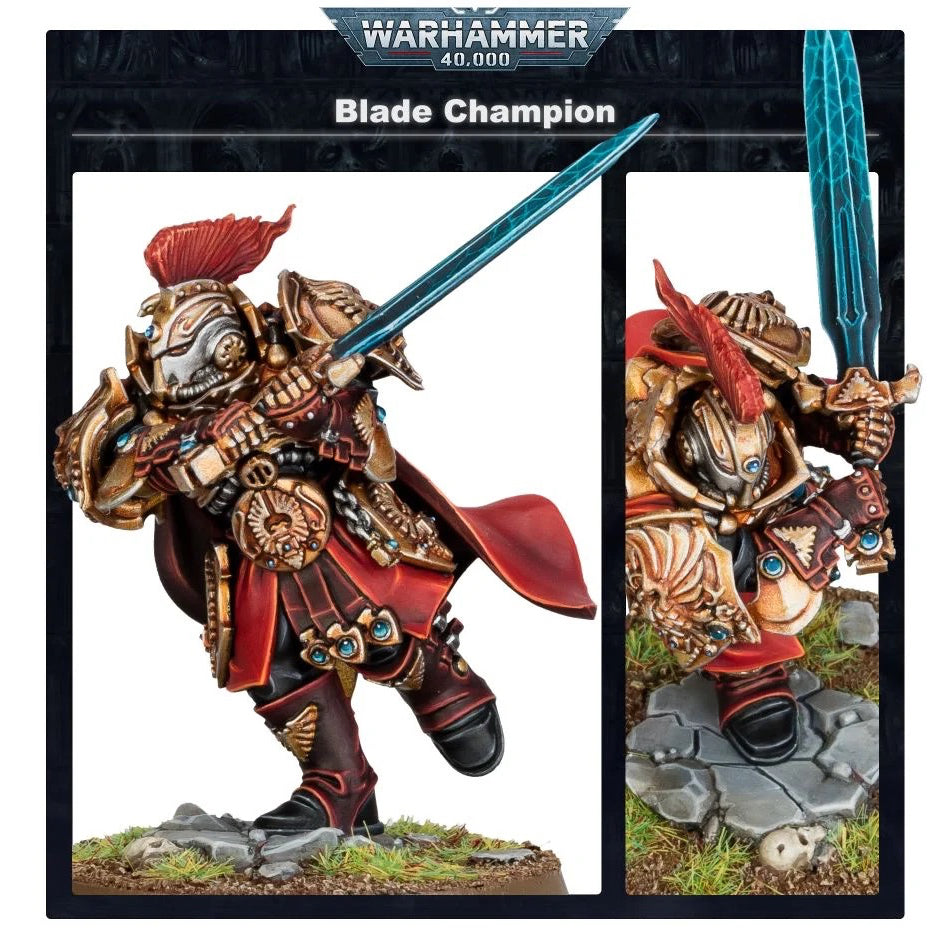 WARHAMMER 40K: ADEPTUS CUSTODES BLADE CHAMPION