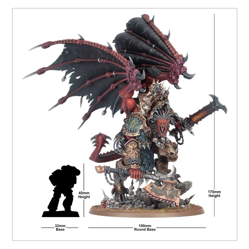 WARHAMMER 40K: WORLD EATERS ANGRON DAEMON PRIMARCH OF KHORNE