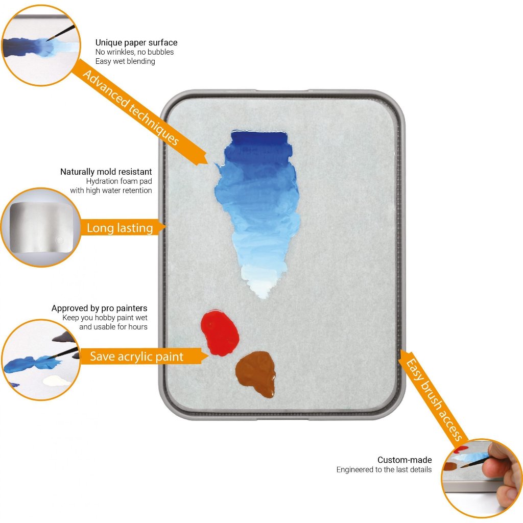 REDGRASS GAMES: PAINTER LITE WET PALETTE